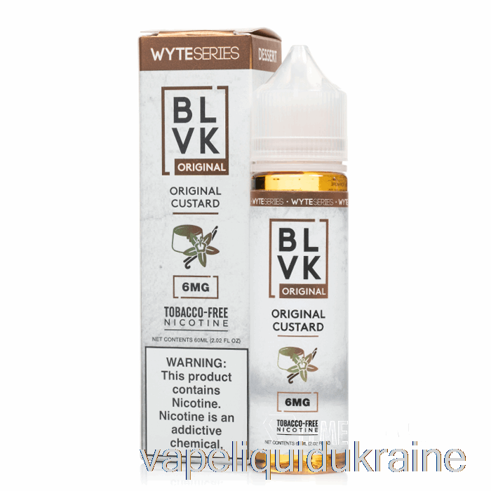 Vape Liquid Ukraine Original Custard - BLVK - 60mL 3mg